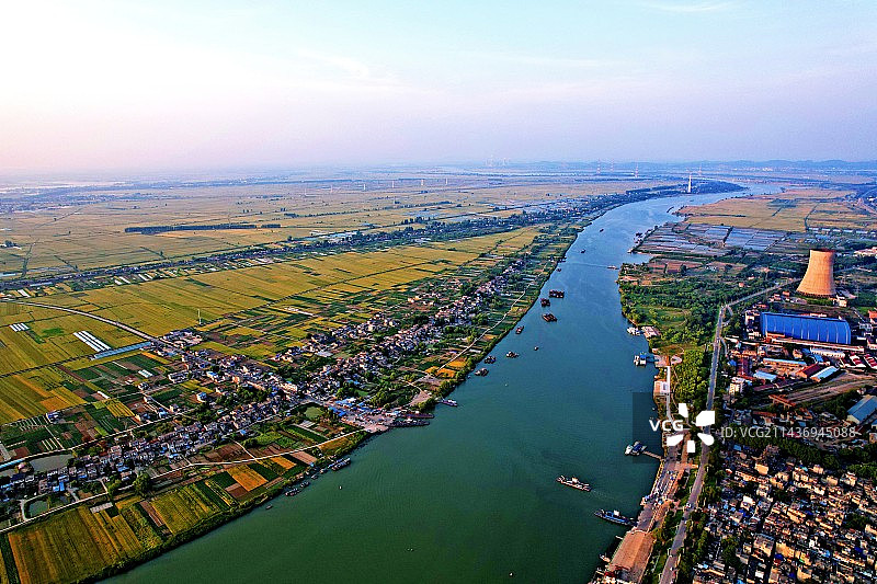 淮河两岸图片素材