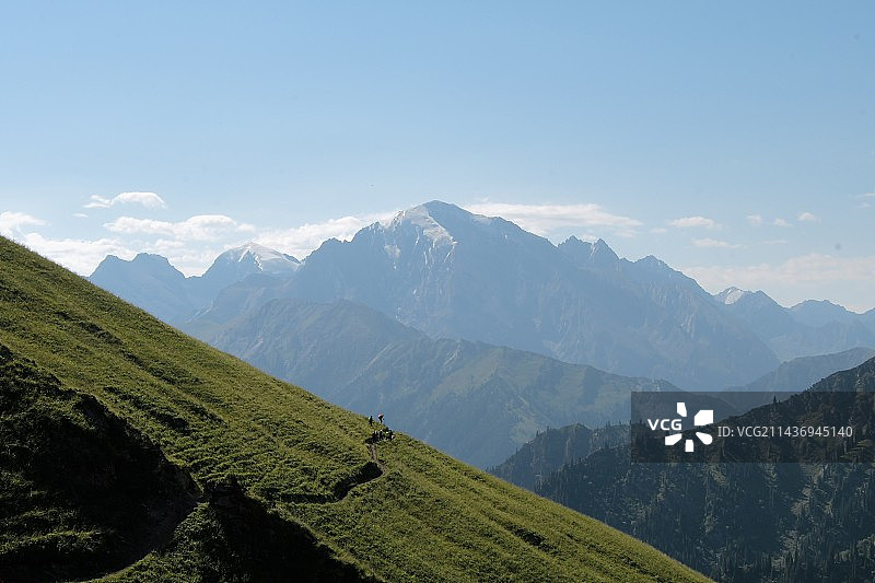 登山户外高山风光图片素材