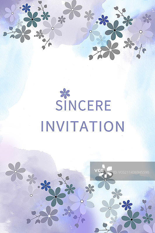 诚挚邀请版型海报图片素材