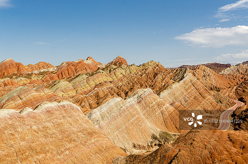 七彩丹霞图片素材