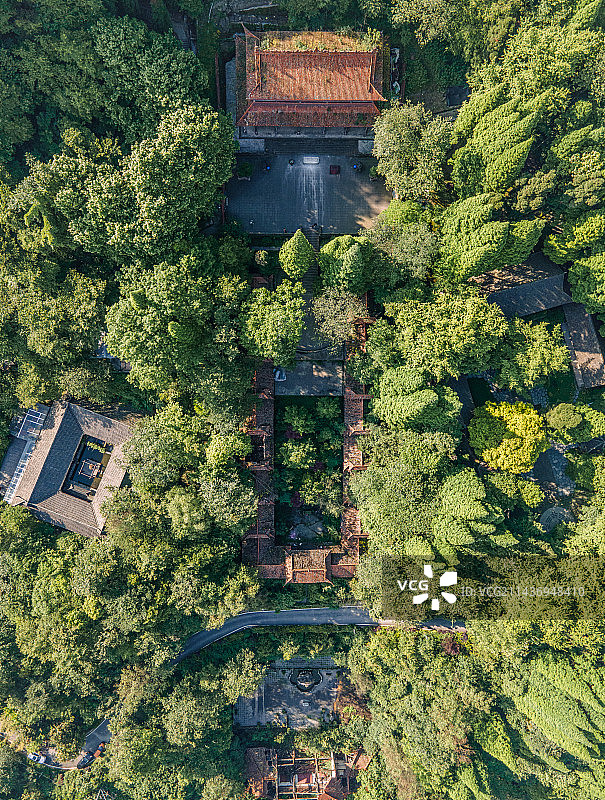 都江堰灵岩寺图片素材