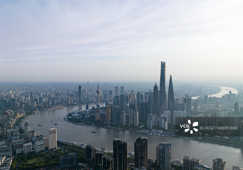 上海陆家嘴航拍图片素材