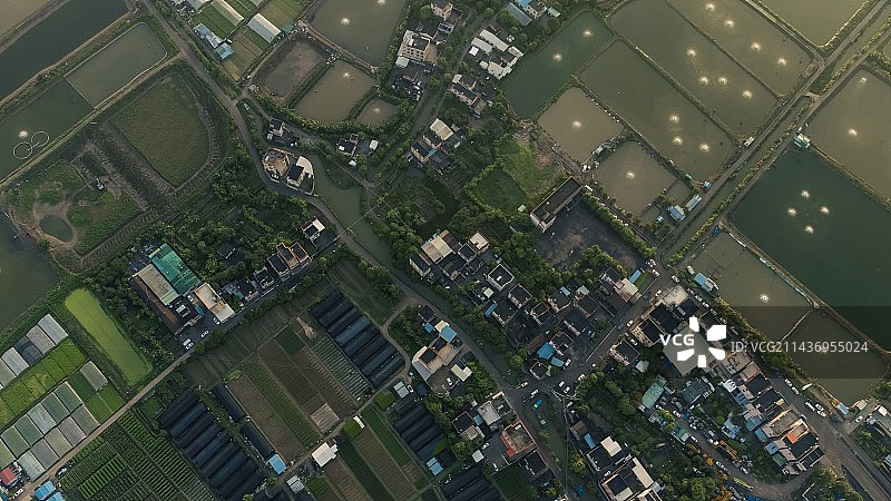 中山市港口镇航拍相片图片素材