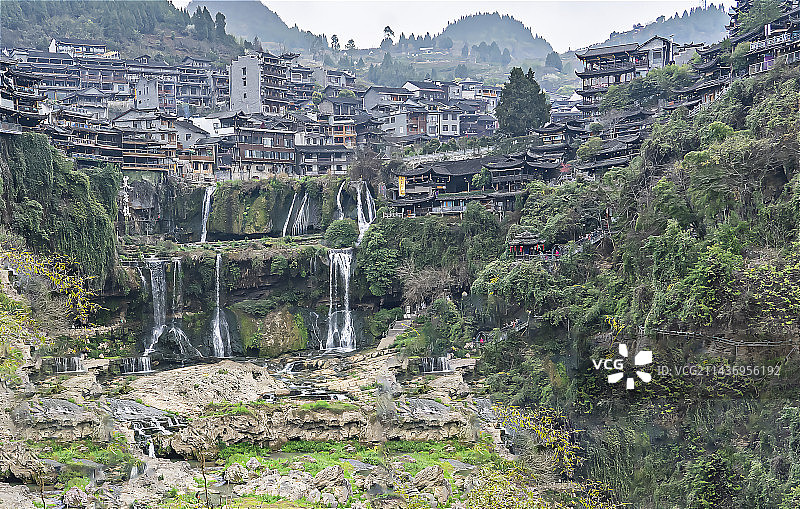 湘西芙蓉镇风光图片素材