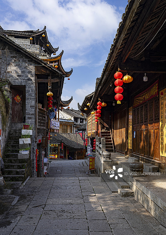 湘西芙蓉镇风光图片素材