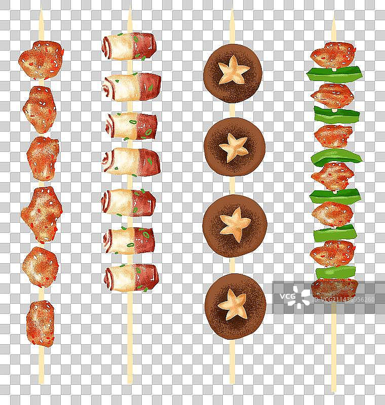 烧烤烤串图片素材