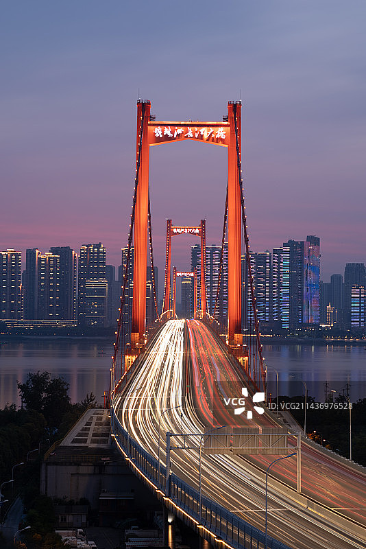 鹦鹉洲长江大桥图片素材