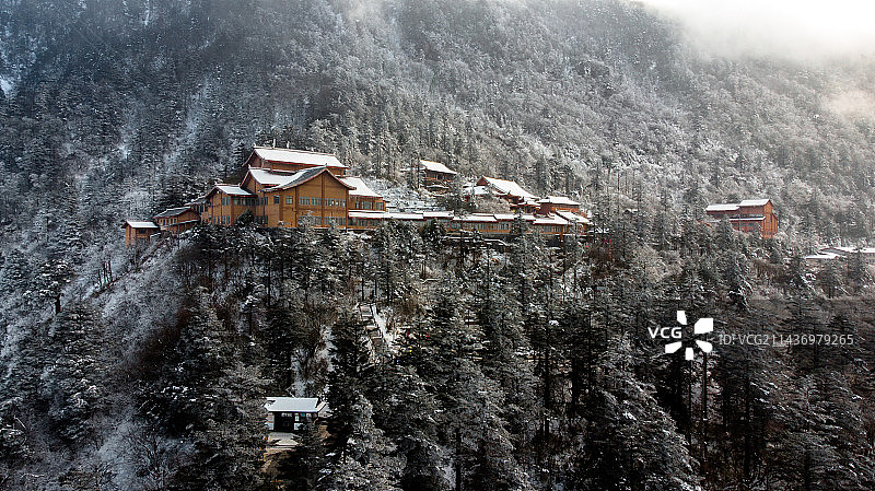 峨眉山雷洞坪图片素材
