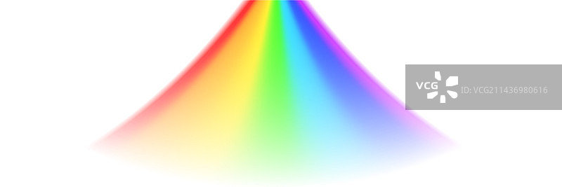 逼真彩虹光谱图片素材