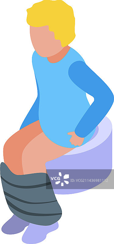 训练尿布图标（2.5D儿童）图片素材