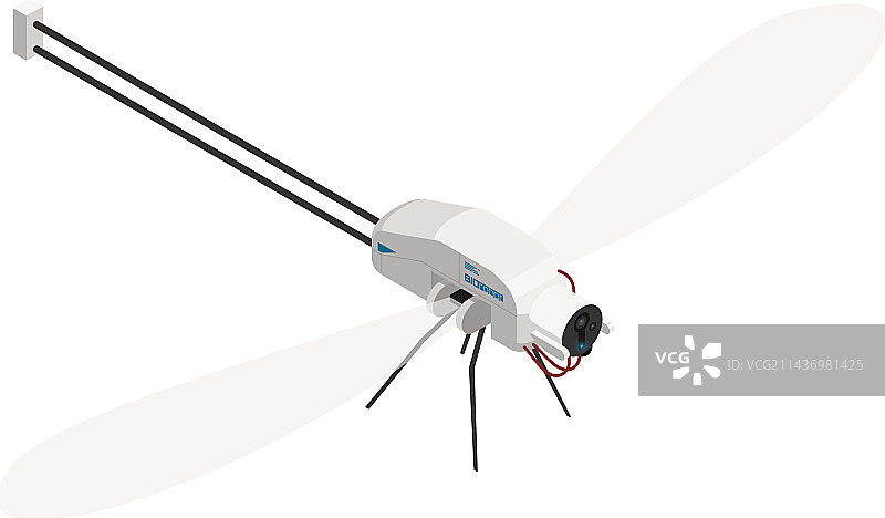 2.5D蜻蜓机器人图片素材