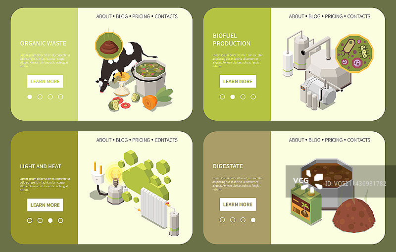 生物燃料生产横幅图片素材