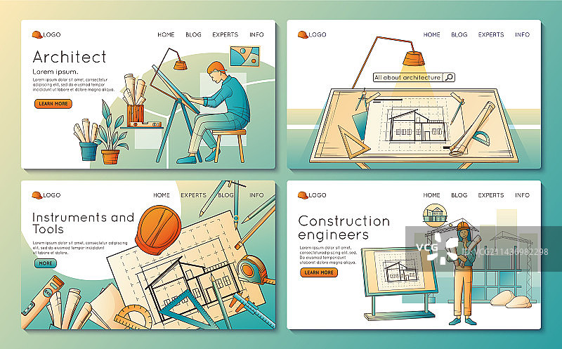 建筑师banner图片素材