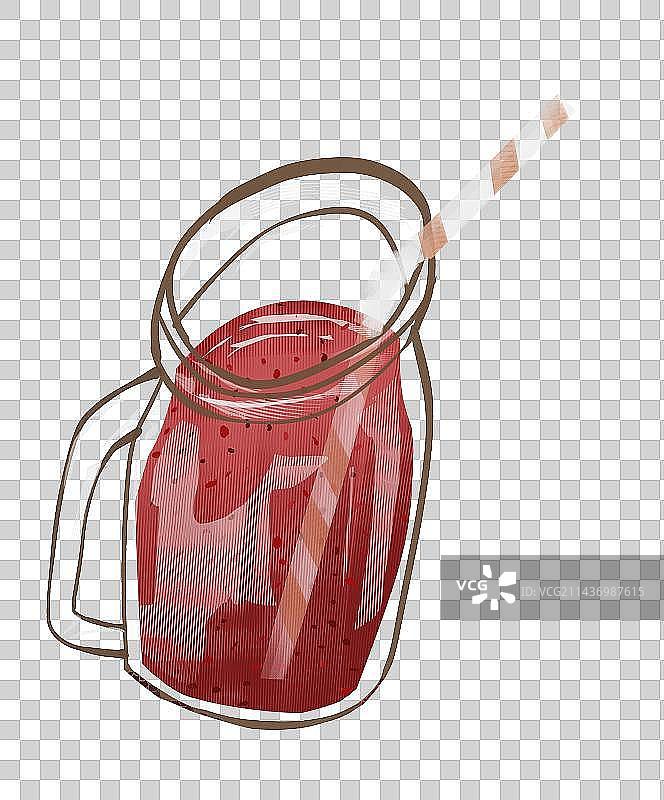 果汁插画元素图片素材