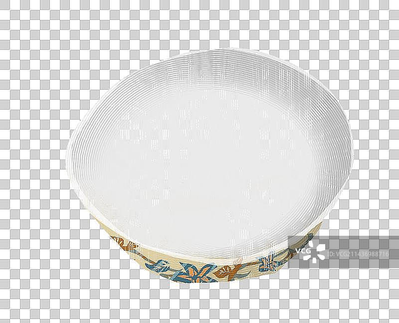 一只饭碗插画元素图片素材