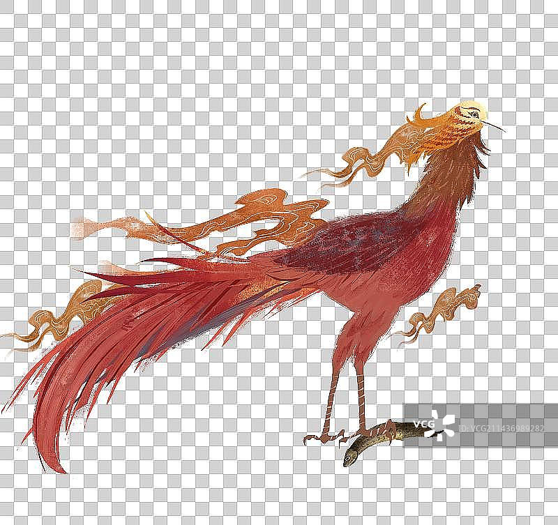 山海经异兽-胜遇插画元素图片素材