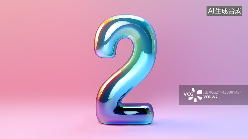 【AI数字艺术】全息色彩风格数字系列图片素材