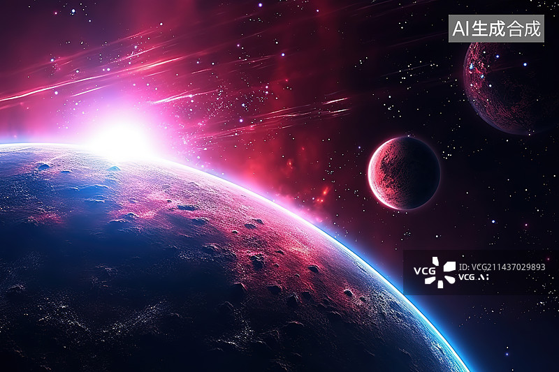 【AI数字艺术】太空图片素材