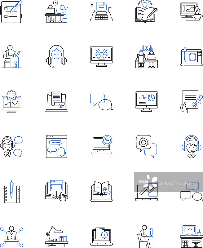 在线招聘图标合集图片素材