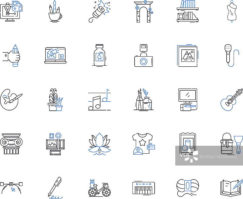 创意 minds 线条图标合集图片素材