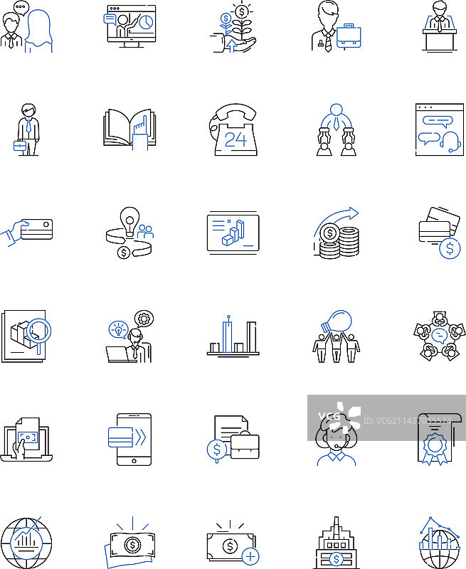 高低线图标集合海拔图片素材