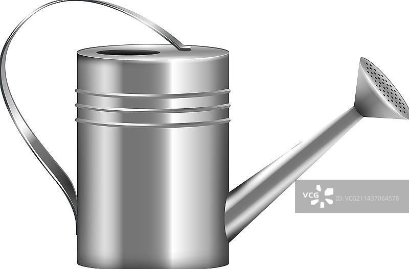 逼真浇水壶图片素材