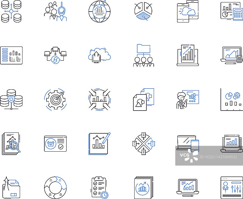 唱片线性图标档案目录图片素材