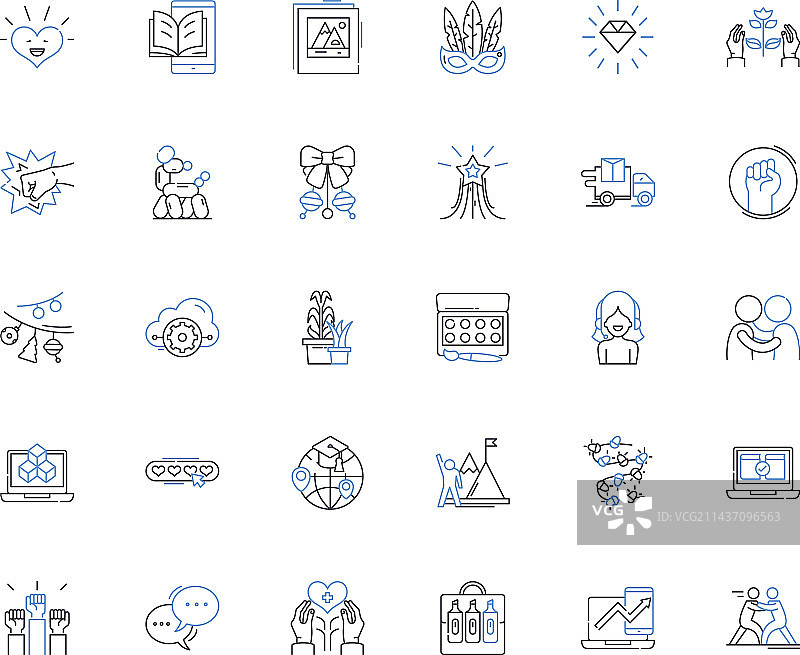 装饰艺术线条图标刺绣图案图片素材