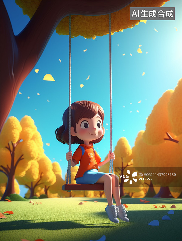 【AI数字艺术】儿童节海报图片素材