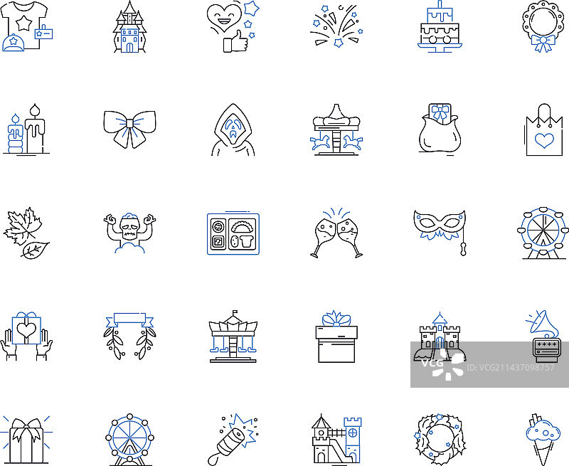 表扬获胜者线性图标图片素材