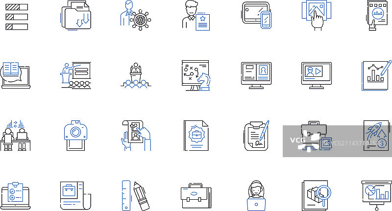 展览馆陈列图标系列图片素材