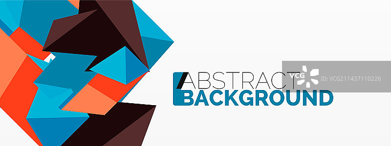抽象线条和三角形的背景创意图片素材