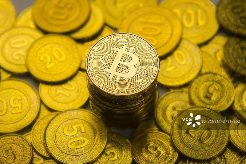 比特币 数字货币 虚拟货币 加密货币图片素材