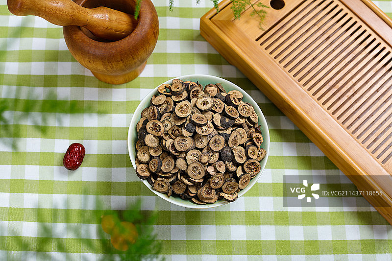 中国传统医学中医中药材枳实图片素材