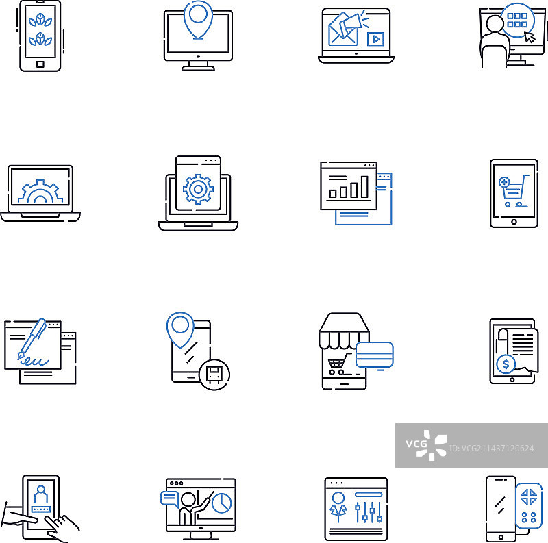 设备工具线性图标锤子图片素材