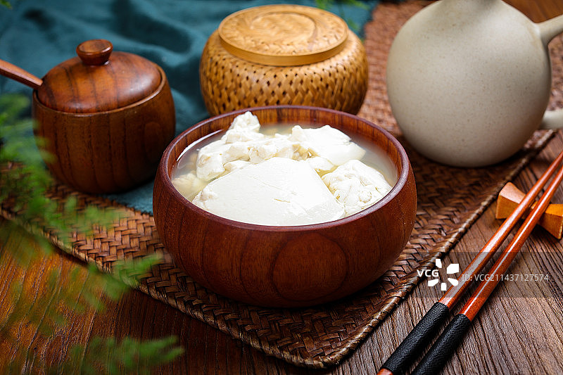 美味食材小吃豆腐脑花图片素材