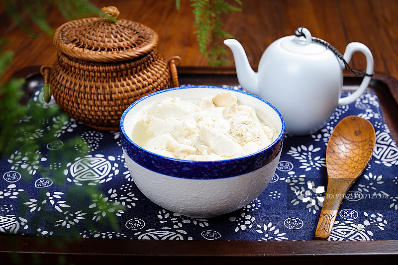 美味食材小吃豆腐脑花图片素材