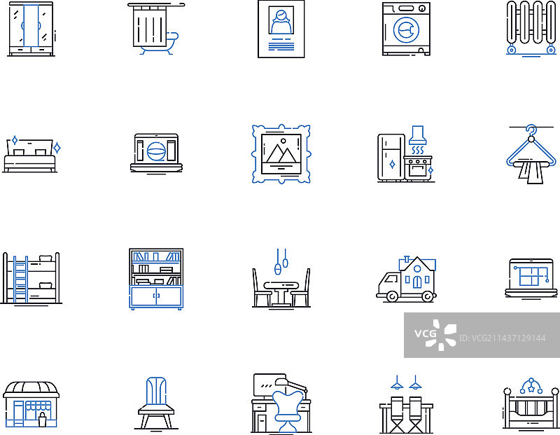 纺织品设计线条图标图案图片素材