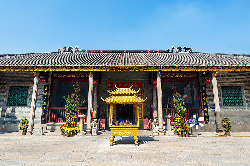 广州荔湾区华林禅寺五百罗汉堂图片素材