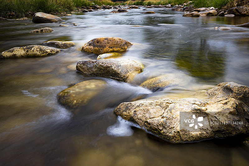 乡间小溪（密云清水河）图片素材