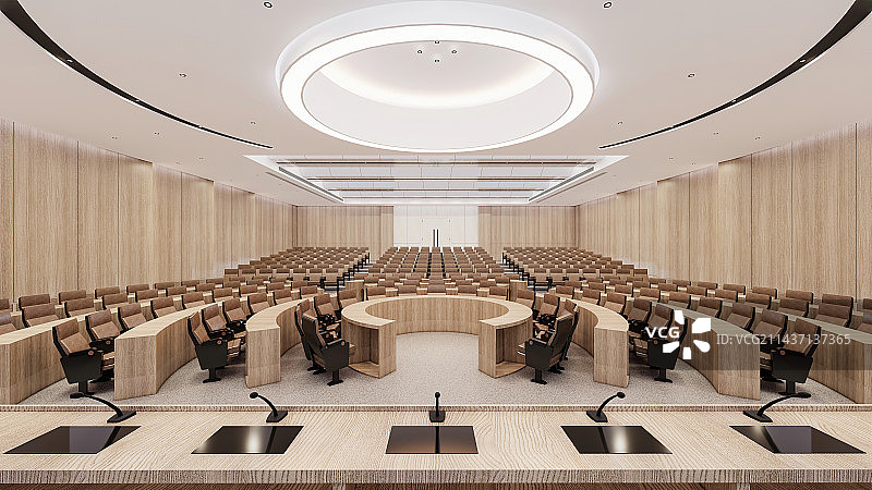 现代风格报告厅会议室图片素材