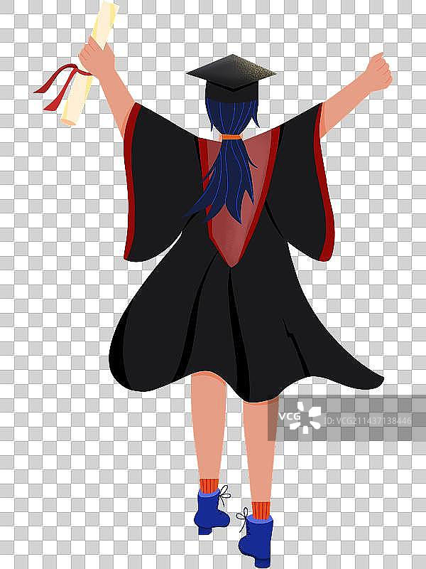 毕业大学生元素图片素材
