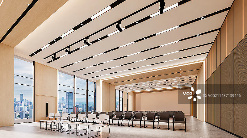 现代风格报告厅会议室图片素材