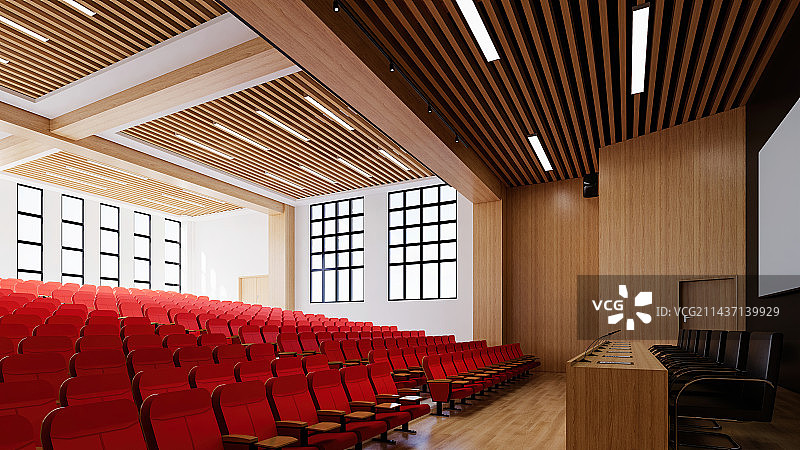 现代风格报告厅会议室图片素材