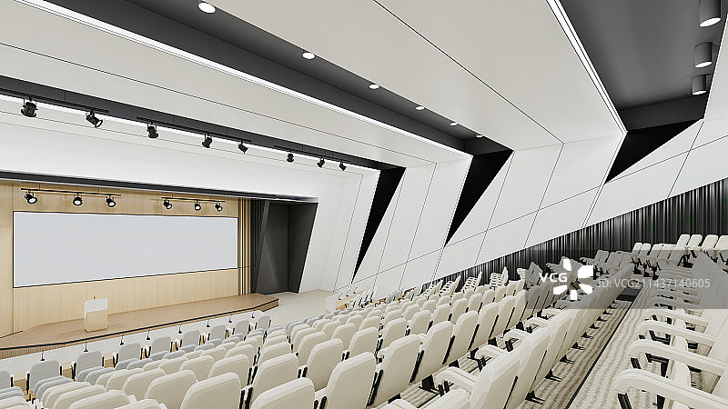 现代风格报告厅会议室图片素材