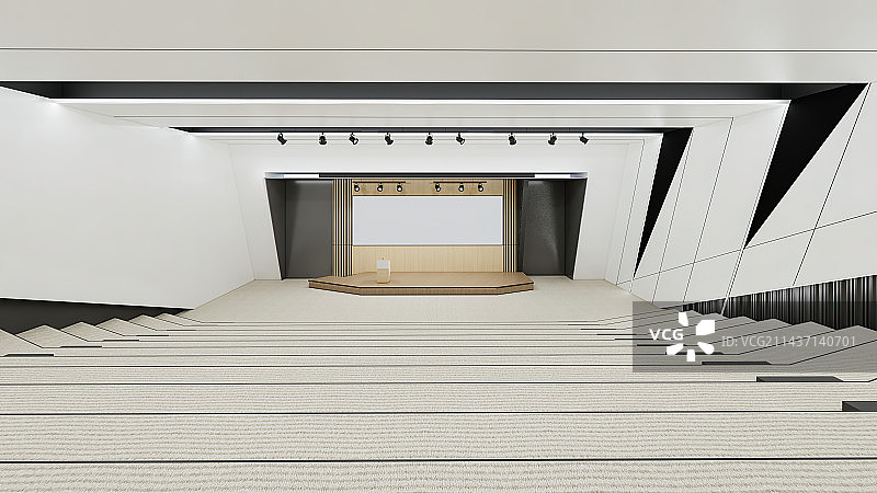 现代风格报告厅会议室图片素材