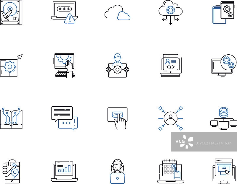 知识信息系列图标图片素材