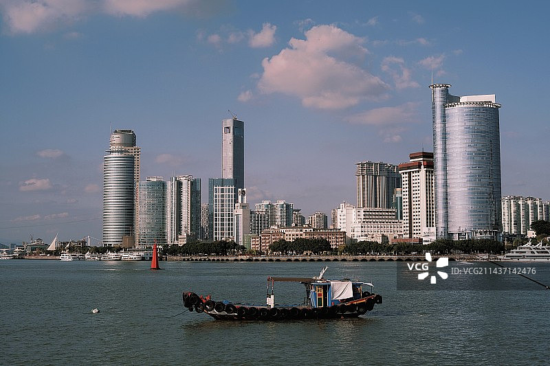 厦门鹭江道地标建筑图片素材