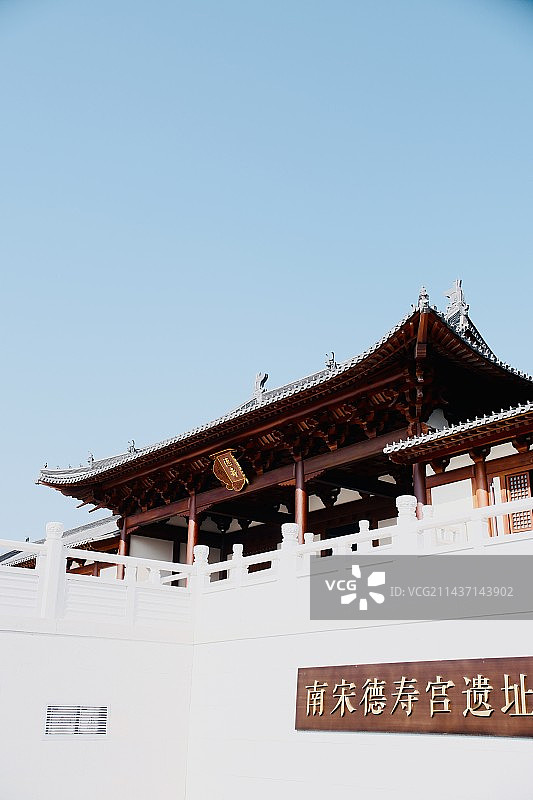 拍摄于杭州德寿宫遗址图片素材