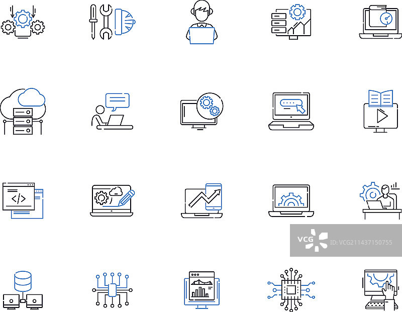 网络定位线图标合集图片素材